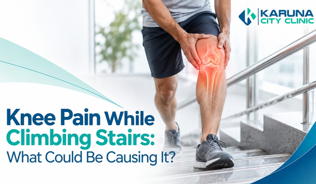 knee pain while climbing stairs